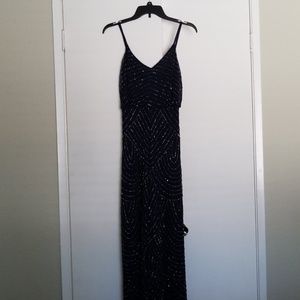 Adriana Papell beaded gown